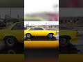 Raw Power: Classic Muscle Cars Tear Up the Drag Strip