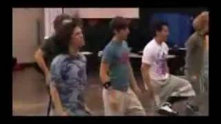 Hsm3 Zac Efron   Corbin Bleu Behind The Scenes Of The Boys Are Back