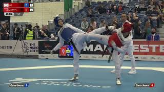 108 R-32 W-57kg 🔵 SU Po-ya TPE vs 🔴 LAARAJ Nada MAR I Manchester 2022 World Taekwondo GP