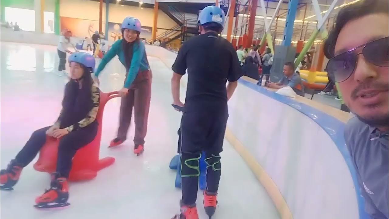 ice skating in funland kathmandu YouTube