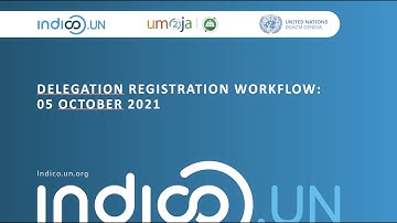 Informational webinar - delegation registration on Indico