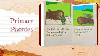Primary Phonics Book 4 Tim Short u Journey to Read #Teach your child to read