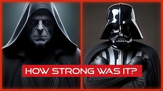 How Darth Vader used The FORCE to CHOKE Palpatine