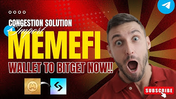 Avoid Memefi Congestion on TGE!! | Import Memefi wallet to Bitget Now & Secure  TGE/Airdrop Rewards