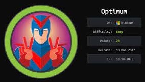 Hack The Box: Optimum w/o Metasploit