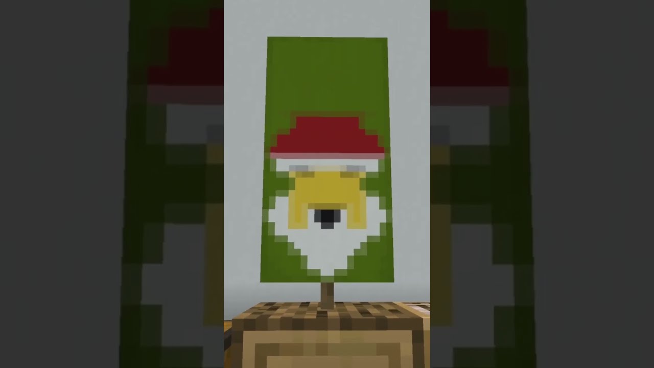 santa minecraft banner tutorial 