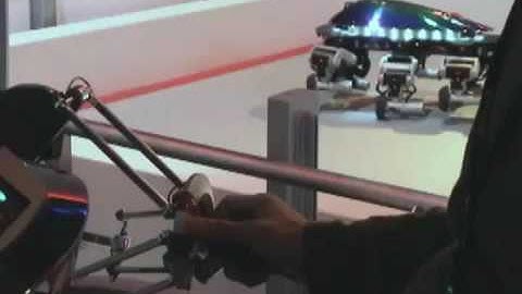 Haptic Cockpit Controls the Halluc 2 Robot