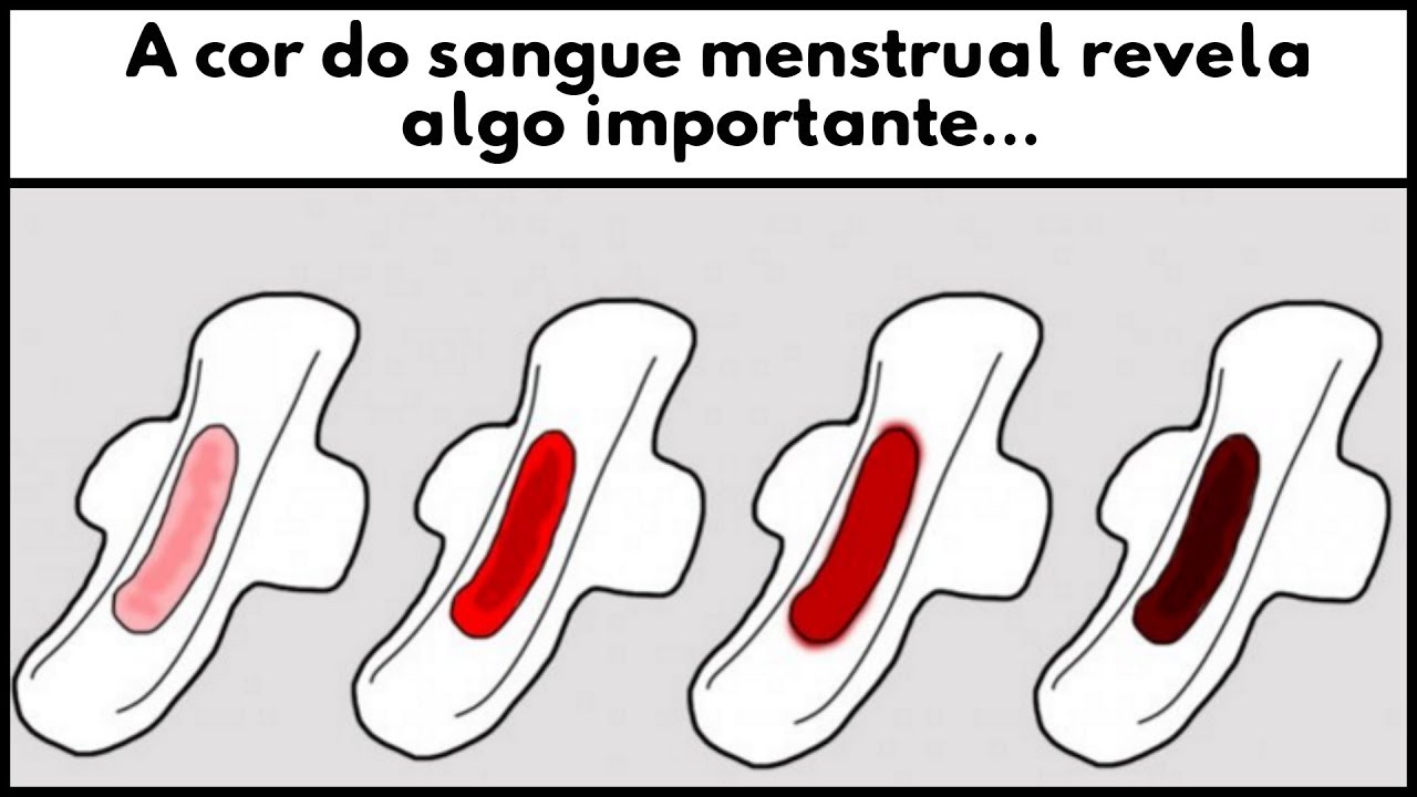 Saiba o que as diferentes cores de sangue menstrual podem estar a indicar