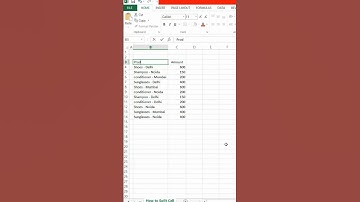 Excel Easy Tip🔥How to Split Cell #shorts #viral #short #exceltips