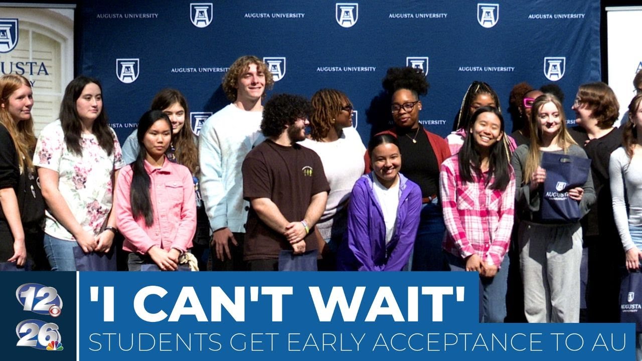 Augusta students receive early acceptance to Augusta University