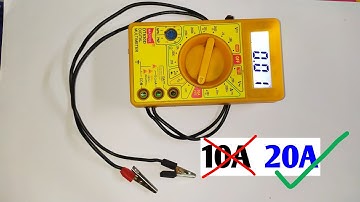Multimeter Modification for "TRUE HIGH AMPERE"!! by Free Circuit Lab