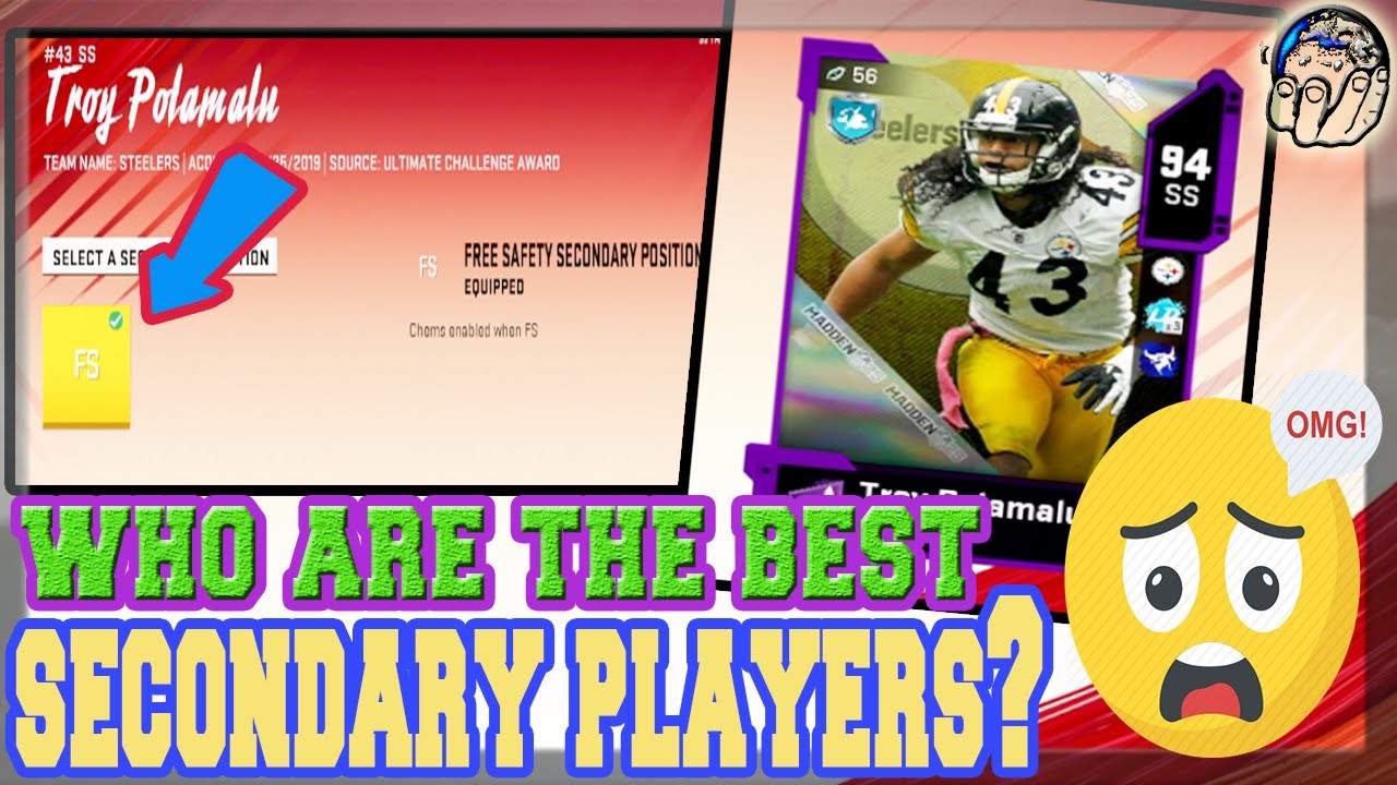 WHO ARE THE BEST SECONDARY POSITION PLAYERS YOU SHOULD CHANGE Madden 