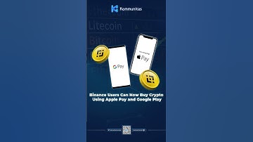 Binance Users Can Now Buy Crypto Using Apple Pay and Google Play #shorts