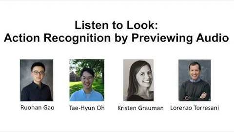 Listen to Look: Action Recognition by Previewing Video (CVPR 2020)