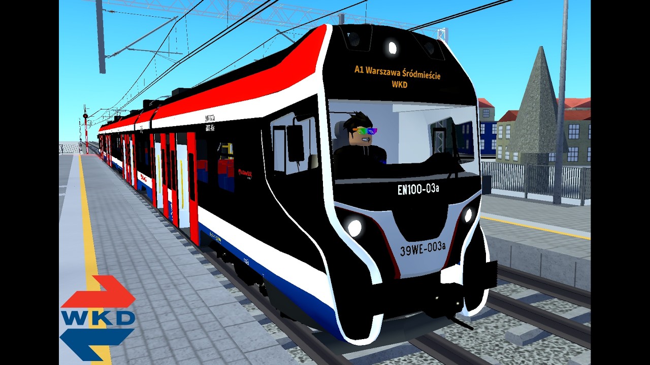 Przejazd WKD do stacji Warszawa Śródmieście WKD w Warsaw Railway