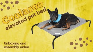 Coolaroo : The Original Cooling Elevated Pet Bed Brunswick Green