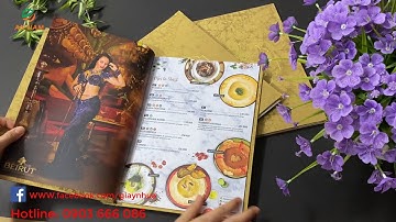 K-Print In KTS | #02 Menu giấy nhựa - Menu chống nước  | Vlog | In nhanh Kprint | An Nam Paper