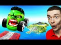 Jumping HULK CARS Across GTA 5 (Impossible)