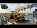 BUSSID New Update 45 JCB Crane Drive on Speed Breaker 