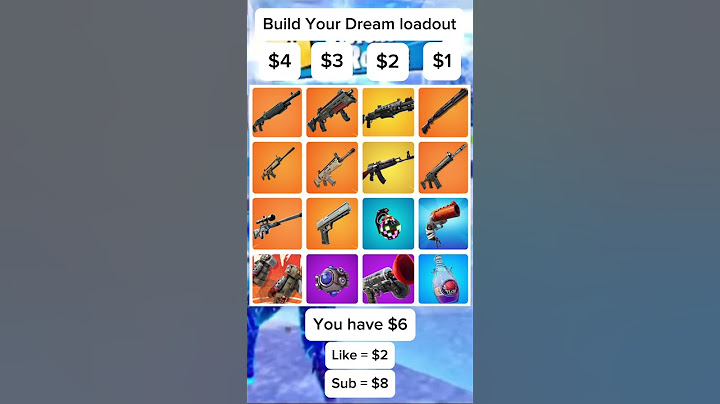 Build your dream loadout #fortnite #gaming #trend