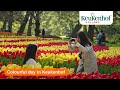 Visitors enjoy a colourful day in Keukenhof!🌷