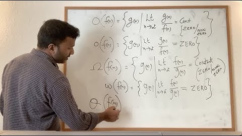 1.5 - Growth of Functions and Asymptotic Notations