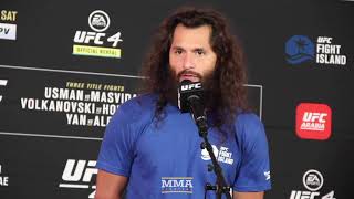 UFC 251: Jorge Masvidal Talks 'Rough' Weight Cut, More