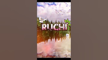 Ruchi name art WhatsApp status #viral #nameart #name #nameartvideo #viral #shorts #short #video #yt
