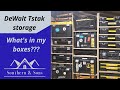 DeWalt Tstak Storage.....Whats In my boxes???