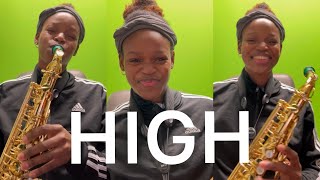 Adekunle Gold ft. Davido - High (Saxophone Cover by Ariana Stanberry)