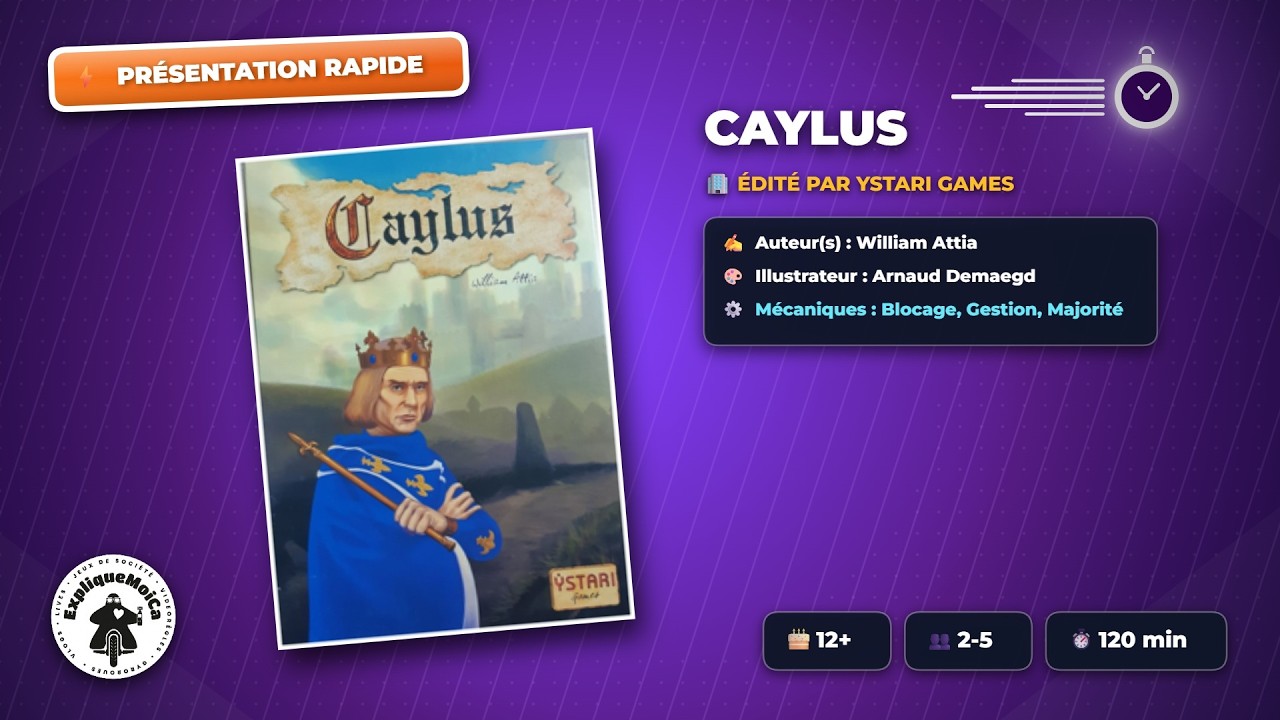 Vidéo du jeu Caylus