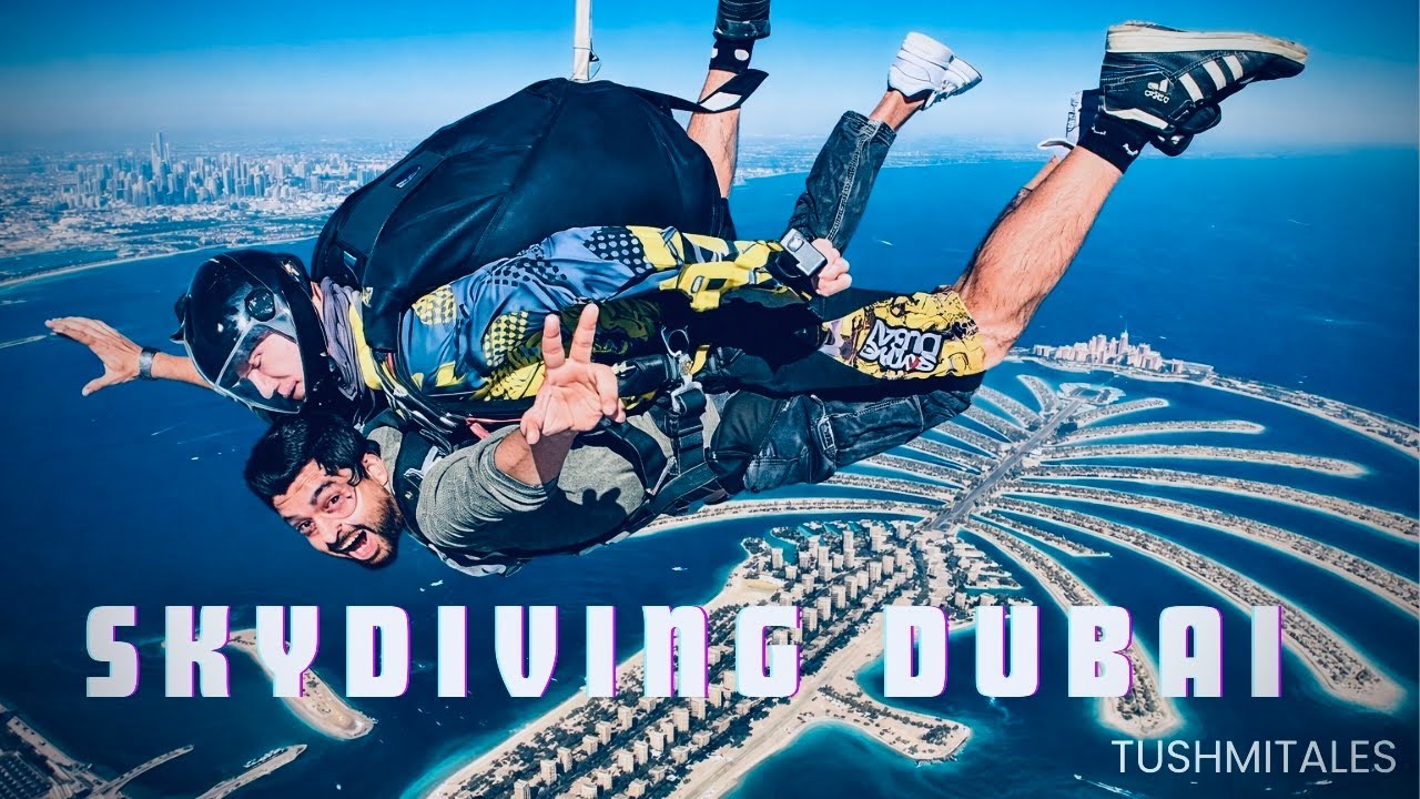 13,000 Feet of Pure Adrenaline Over Palm Jumeirah 🪂 | Ultimate Thrill | Skydiving in Dubai 🇦🇪