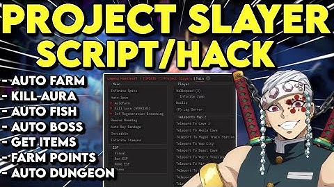 [Update 1.5🎆🥶] Project Slayers Script Hack GUI | Auto Farm + Mugen Farm | Auto Dungeon | Inf Points!