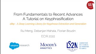 Part 2.3 DLKP - A Deep Learning Library for Keyphrase Extraction and Generation