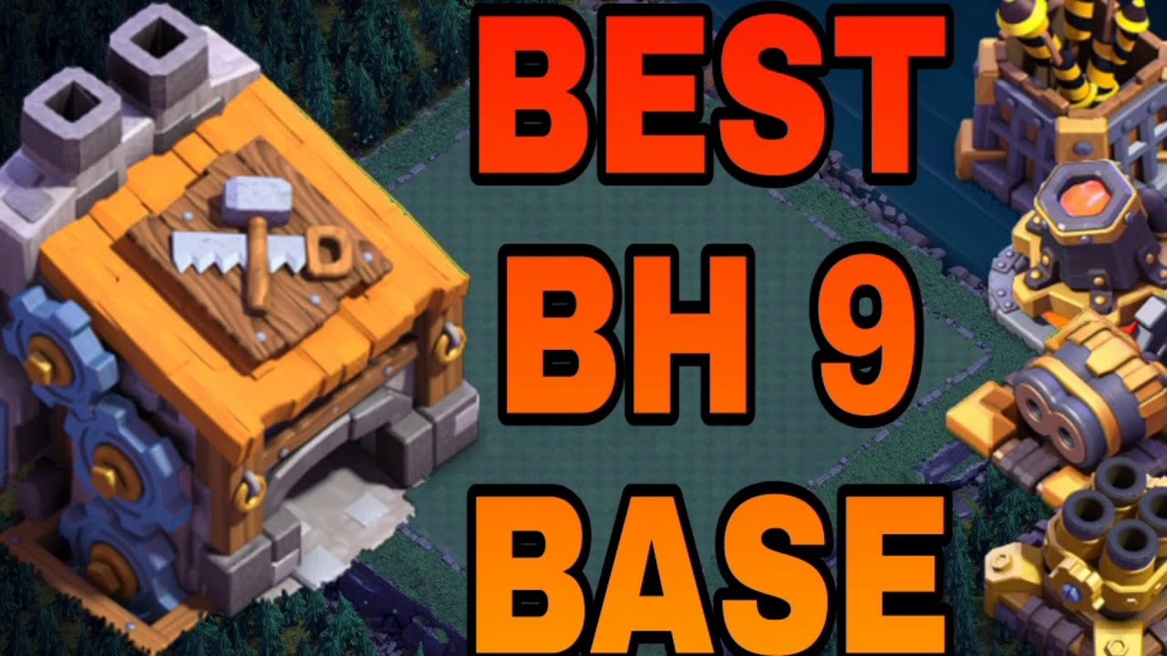 Best Builder Hall 9 Base | Bh9 Trophy Base | Best Bh9 Base 2021