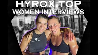 Interviews with Women's Hyrox Top Performances.