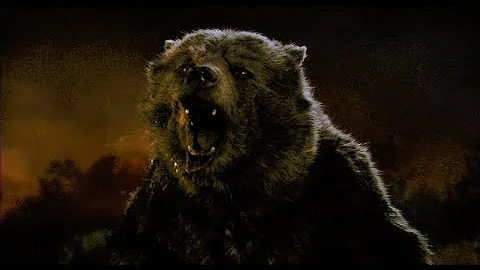 Baloo,i lupi e Bagheera affrontano Shere Khan-Il Libro della Giungla(2016).