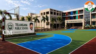 LIVE 🔴 Telangana Public School Inauguration & Breakfast Scheme Launch | Public Meeting