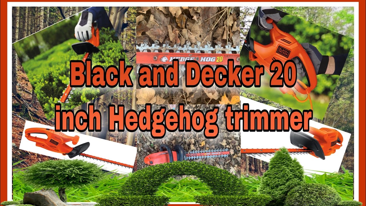 BLACK+DECKER HT20 3.8 Amp 20 Corded Hedge Trimmer 