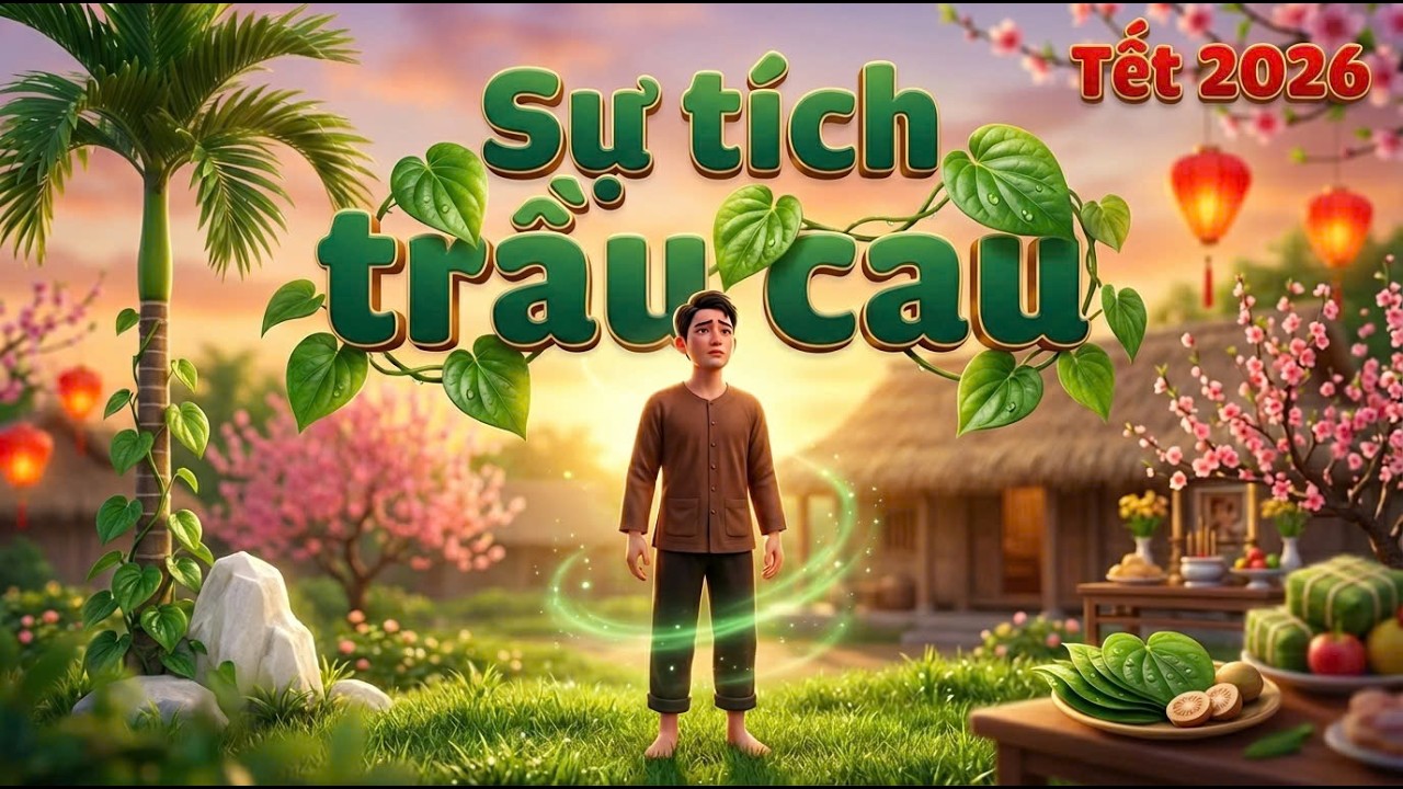 🌿 Sự Tích Trầu Cau | Câu Chuyện Ngày Xuân Và Ý Nghĩa Trầu Cau Ngày Tết Việt 🌿 Cổ tích bốn phương