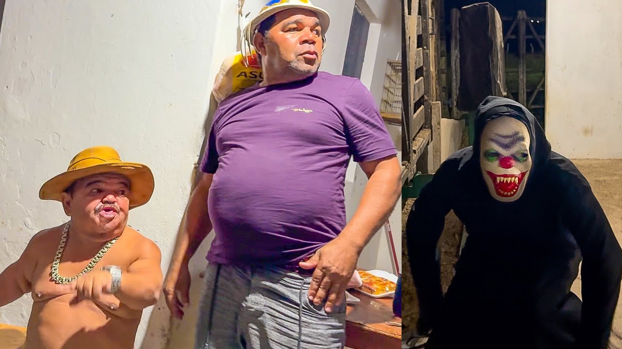 ASSOMBRAÇÃO ATACA PILILIU E GALO CEGO NA FAZENDA | PILILIU DA RESENHA