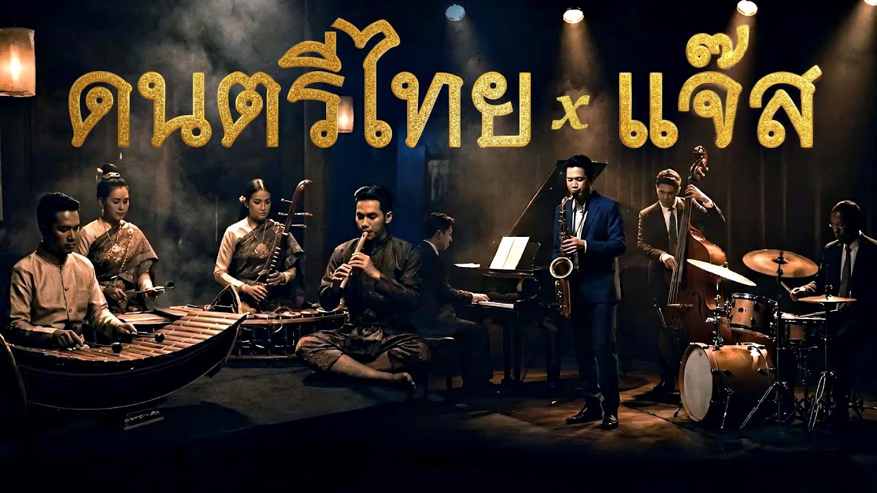 เพลงบรรเลงดนตรีไทยเดิม x ดนตรีแจ๊ส ผ่อนคลาย สบายหู ใจฟูกับช่วงเวลาพักผ่อน - #เพลงบรรเลง #ผ่อนคลาย