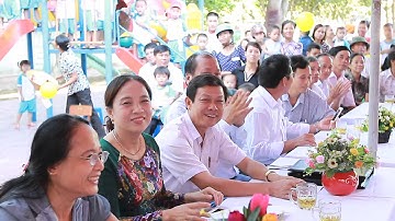 Lễ khai giảng và đón nhận bằng trường đạt chuẩn quốc gia Mầm non xuân mỹ