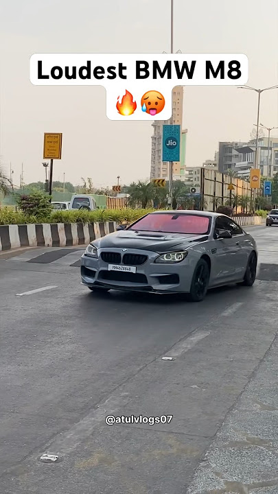Loudest BMW M8 🔥🥵 #supercars #bmw #mumbai