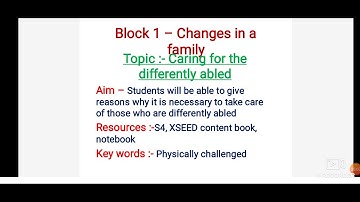 Caring for differently Abled