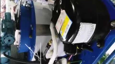 Flake ice making unit with bitzer compressor (Make 300kg ice in 24hrs)