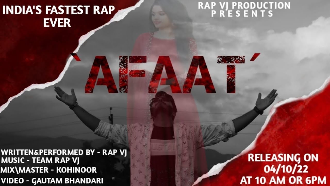 AAFAT (Official music video) || RAP VJ || Team Rap VJ Production