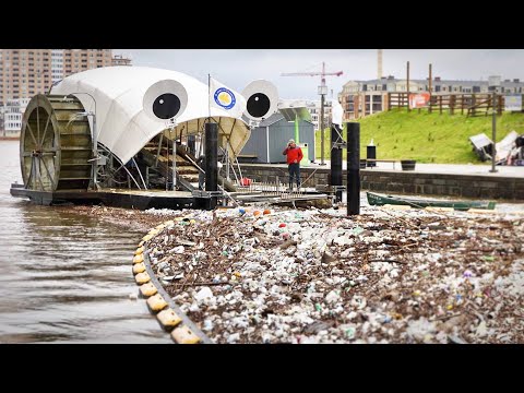 Mr. Trash Wheel gobbles garbage all the live-long day