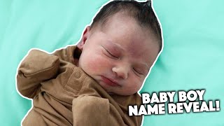 BABY NAME REVEAL! | REVEALING OUR FIRST SON'S NAME!