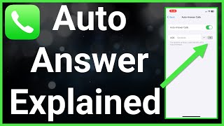 What Does Auto Answer Calls Mean On iPhone? screenshot 1